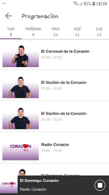 Radio Corazón android App screenshot 1