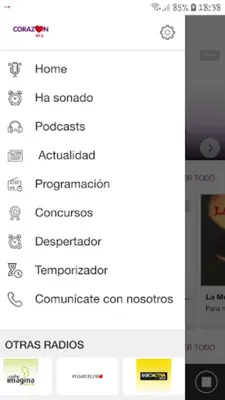 Radio Corazón android App screenshot 3